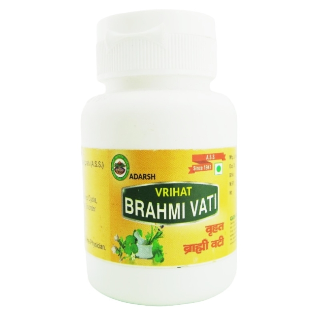 Врихат Брахми Вати (Vrihat Brahmi Vati), Adarsh, 20 г (120 таб)
