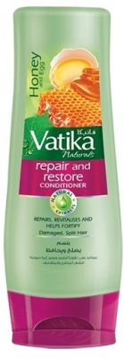 Кондиционер Восстановление для поврежденных, секущихся и ломких волос (Honey and Egg Repair & Restore Conditioner) Dabur Vatika, 200 мл