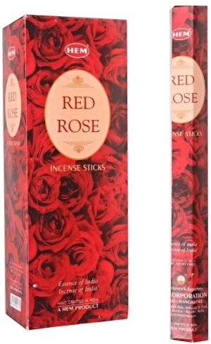 Благовония Красная Роза (Hexa Red Rose) HEM, 20г Благовония Красная Роза (Hexa Red Rose) HEM, 20г