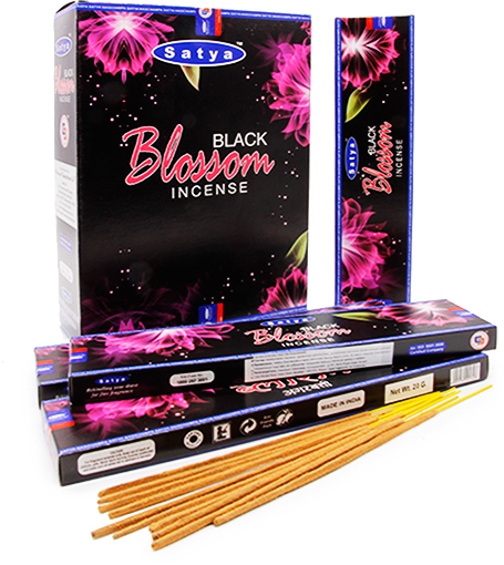 Благовония Черный цветок (NS Black Blossom) SATYA, 18г Благовония Черный цветок (NS Black Blossom) SATYA, 18г
