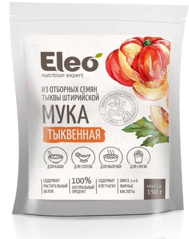Мука тыквенная Eleo, Специалист, 150 г Мука тыквенная Eleo, Специалист, 150 г