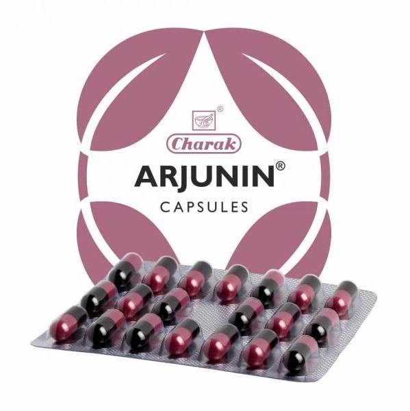 Арджунин (Arjunin) Charak, 20/240 капсул Арджунин (Arjunin) Charak, 20/240 капсул