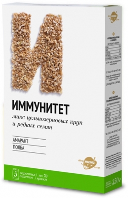 Цельнозерновая смесь круп "Иммунитет", Образ жизни, 5х70г 