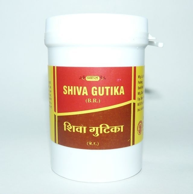 Шива Гутика (Shiva Gutika) Vyas, 50/100 таб Шива Гутика (Shiva Gutika) Vyas, 50/100 таб