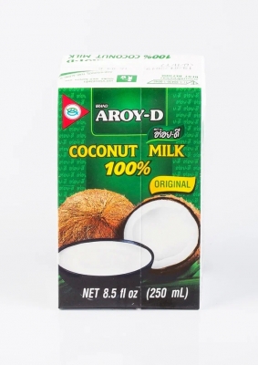 Молоко Кокосовое 70% (жирн. 17-19%), Aroy-D, 250/500мл/1л