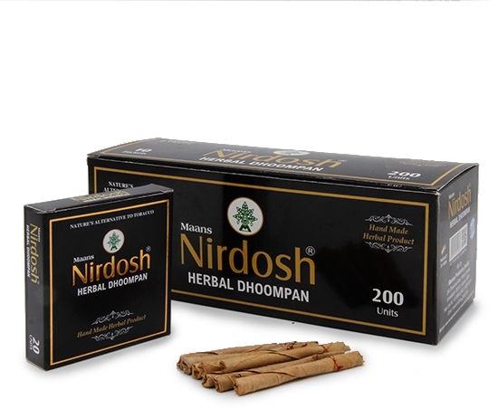 Сигареты без табака без фильтра, Нирдош (Nirdosh), 20 шт, 30 г Сигареты без табака без фильтра, Нирдош (Nirdosh), 20 шт, 30 г