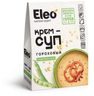 Крем-суп гороховый с кедровой мукой Eleo, Специалист, 200 г