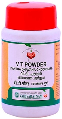 Зубной порошок (V T Powder Dantha Dhavana Choornam), Vaidyratnam, 50г 