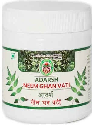 Ним Гхан Вати (Neem Ghan Vati) Adarsh, таблетки, 40 г Ним Гхан Вати (Neem Ghan Vati) Adarsh, таблетки, 40 г