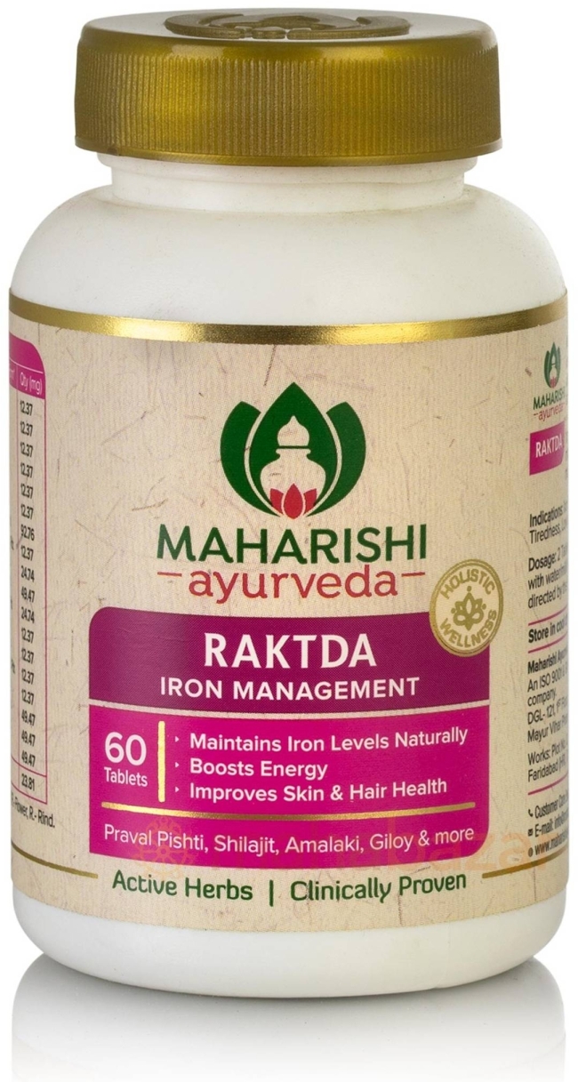 Рактда (Raktda) Maharishi Ayurveda, 100 таб