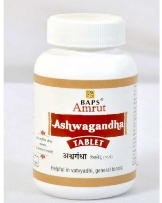 Ашваганда (Ashwagandha tablet ), Baps Amrut, 100 таб