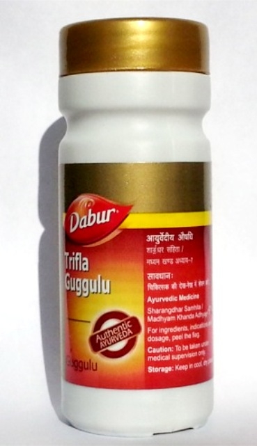 Трифала Гуггул (Trifla Guggulu) Dabur, 40/80 таб.
