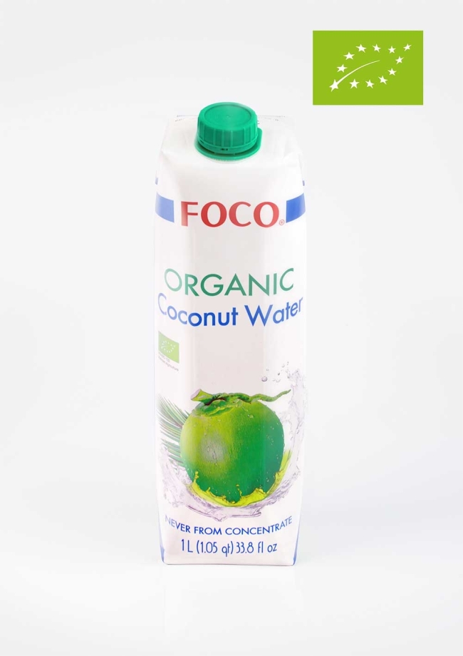 Кокосовая Вода органическая (USDA organic), FOCO, 330 мл/1л Кокосовая Вода органическая (USDA organic), FOCO, 330 мл/1л