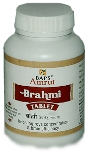 Брахми (Brahmi tab), Baps Amrut, 75г, 125 таб