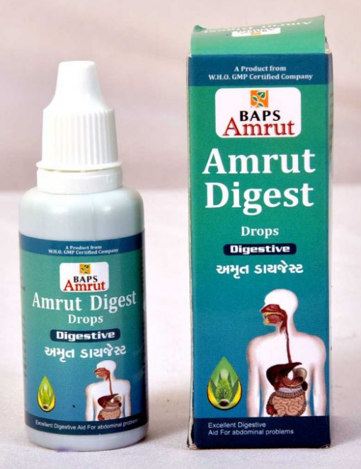 Амрут Дайджест (Amrut Digest Drops), Baps Amrut, капли, 30мл Амрут Дайджест (Amrut Digest Drops), Baps Amrut, капли, 30мл