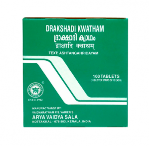 Дракшади Кватхам (Drakshadi Kwatham), Kottakkal, 100 таб  