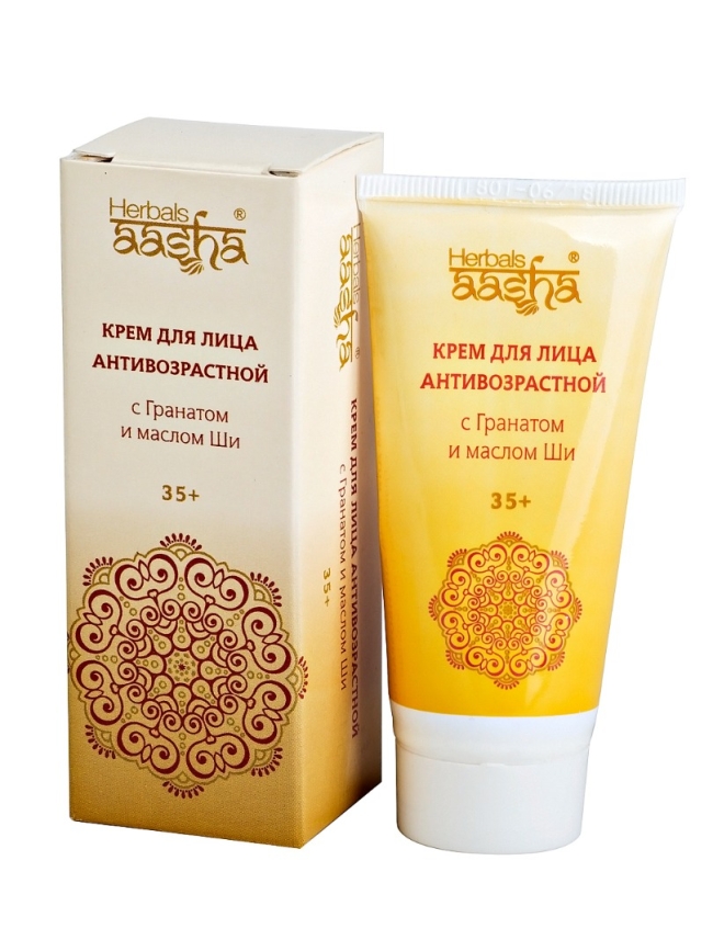 Крем для лица с Гранатом и маслом Ши антивозрастной, Aasha Herbals, 30г Крем для лица с Гранатом и маслом Ши антивозрастной, Aasha Herbals, 30г
