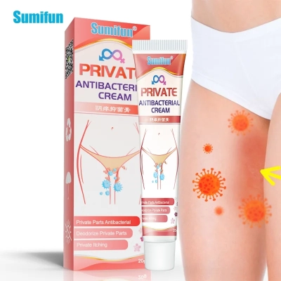 Приват (Private Antibacterial Cream Sumifun) женский антибактериальный крем для интимной гигиены, 20 г 1 1