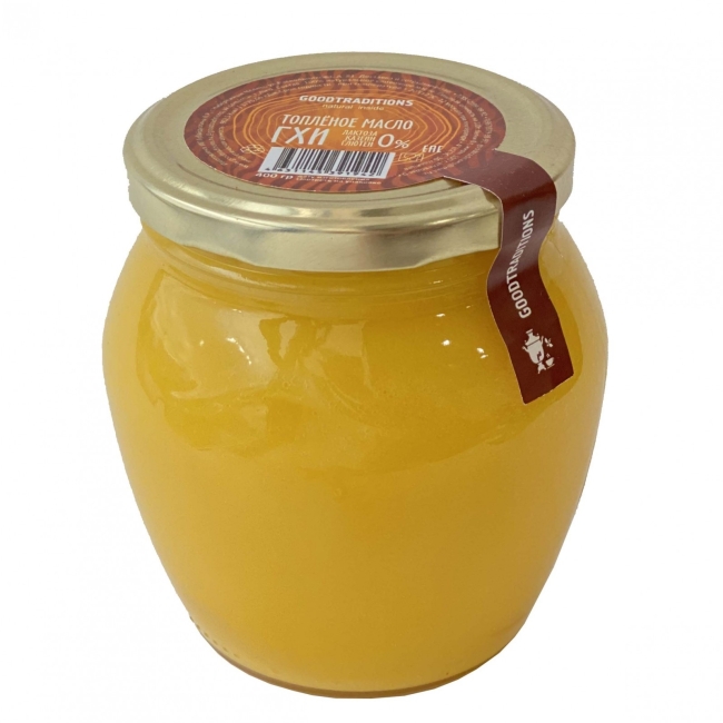 Масло Гхи коровье топленое, Добрые традиции, 210 г/400 г