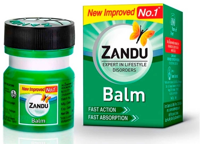 Бальзам мазь от простуды и боли Занду (Zandu Balm) Zandu, 8мл Бальзам мазь от простуды и боли Занду (Zandu Balm) Zandu, 8мл