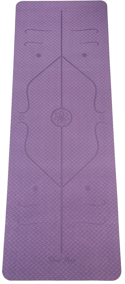 -20% Коврик для йоги ТПЕ с разметкой, Devi Yoga