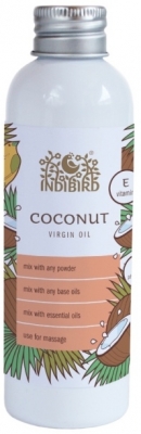 Масло кокосовое, холодный отжим (Coconut Oil Virgin) Indibird, 150мл/5л