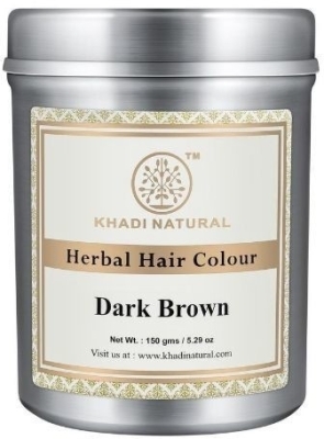 Краска для волос Темно-коричневая (Herbal Hair Colour Dark Brown), Khadi, 150г