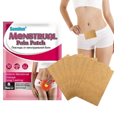 Менструал (Menstrual Pein Patch Sumifun) пластырь от менструальной боли, 8 шт