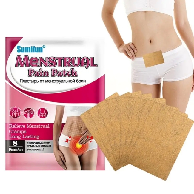 Менструал (Menstrual Pain Patch Sumifun) пластырь от менструальной боли, 8 шт