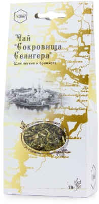 Сокровища Селигера, чай для легких и бронхов, Жива, 70 г 