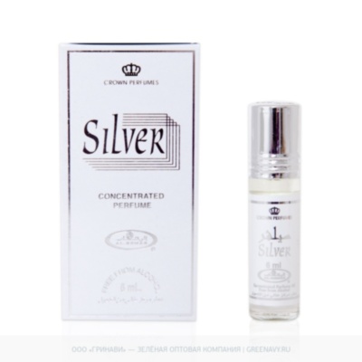 Арабские масляные духи «Серебро» (Silver), Al-Rehab, 6 мл