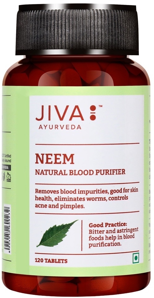 Ним (конец окт. 2026г.)(Neem), JIVA, 60/120 таб. Ним (конец окт. 2026г.)(Neem), JIVA, 60/120 таб.