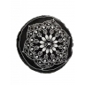 Подушка для медитации Mandala Black (3кг черный), RamaYoga