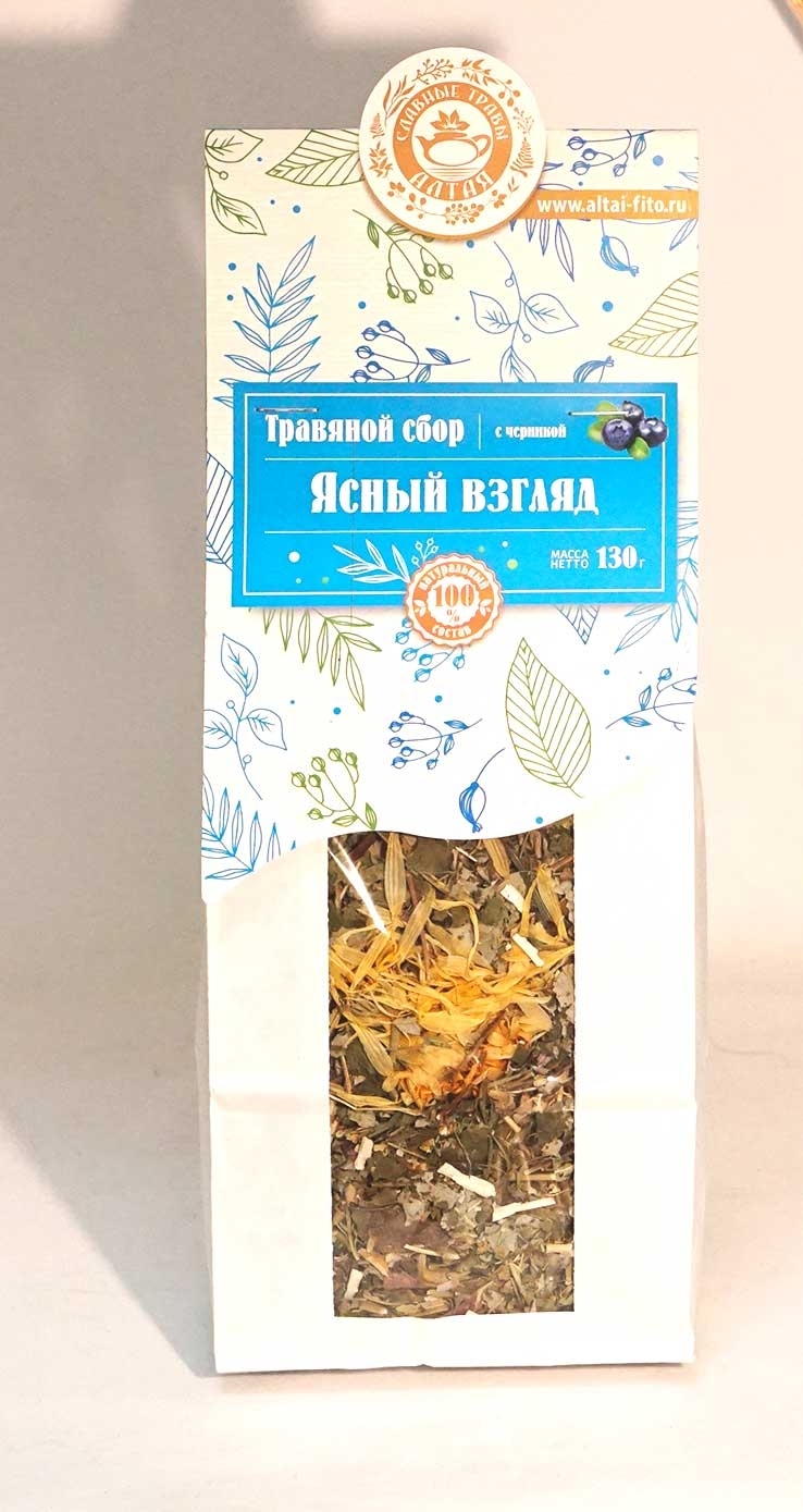 Ясный взгляд, травяной сбор, Славные Tравы Алтая, 50г /130 г - Москва и ...