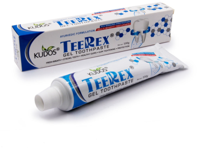Зубная паста-гель Тирекс Кудос (Teerex Gel Toothpaste), KUDOS, 100г 