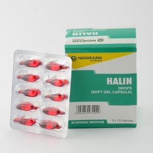 Халин Дропс (Halin Drops Soft Gel Capsule), Nagarjuna, 50 кап. Халин Дропс (Halin Drops Soft Gel Capsule), Nagarjuna, 50 кап.