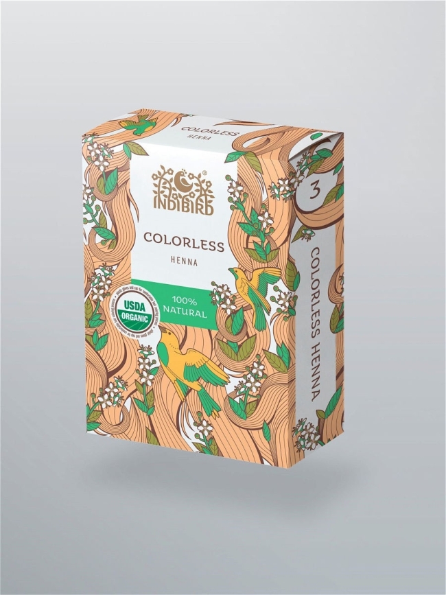 Хна бесцветная (Colorless Henna) Indibird, 50г/100г/1кг