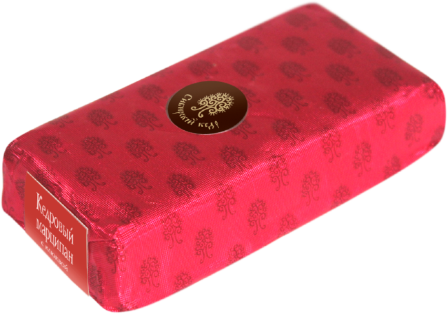 Марципан кедровый с клюквой, Сибирский кедр, 40г
