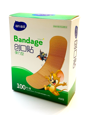 Бандаж (Bandage) антисептический пластырь , 100 шт 