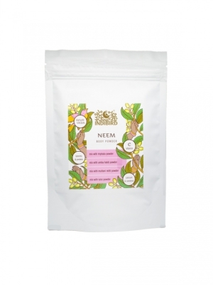 Ним, порошок для тела (Neem Body Powder), Indibird, 100г/1кг