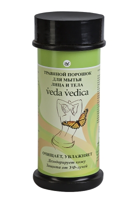 -20% Травяной порошок для мытья лица и тела, Veda Vedika, 70г (срок 30/08/2025