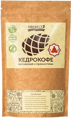 Кедрокофе Йоговский с пряностями, Sibereco 90/250г