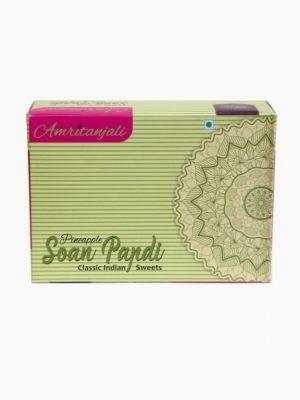 Индийские сладости Соан Папди Ананас (Soan Papdi Pineapple), Золото Индии, 250 г