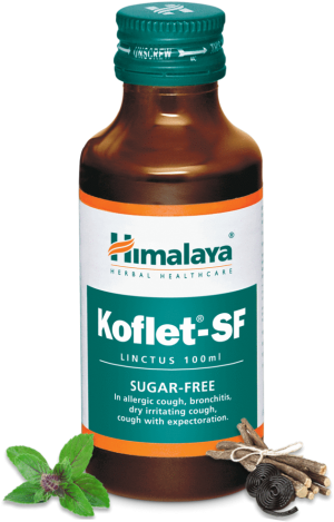Кофлет сироп без сахара (Koflet-SF Syrup ) Himalaya, 100 мл