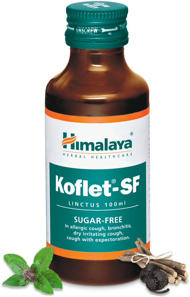 Кофлет сироп без сахара (Koflet-SF Syrup ) Himalaya, 100 мл