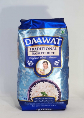 Рис басмати традиционный (Traditional Basmati Rice) DAAWAT, 1 кг