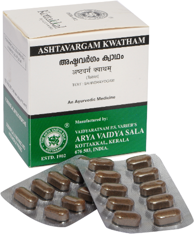 Аштаваргам Кватхам (Ashtavargam Kwatham), Kottakkal, 10 таб. / 100 таб.