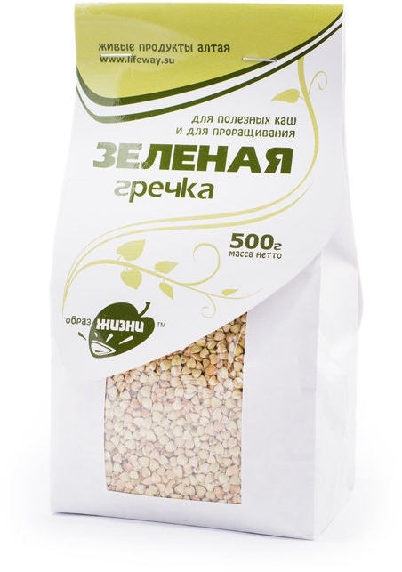 Гречка зеленая для проращивания Образ Жизни Алтая, 500г Гречка зеленая для проращивания Образ Жизни Алтая, 500г