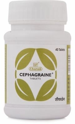 Сефагрейн таблетки от заложенности носа (Cephagraine tablets) Charak, 40 таб.