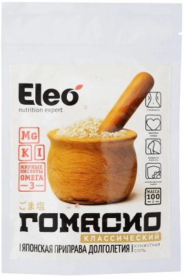 Соль кунжутная Гомасио классический Eleo, Специалист, 100 г